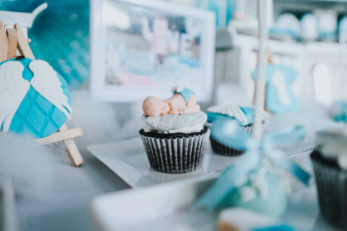Cupcakes Made for Baby Shower Celebrations